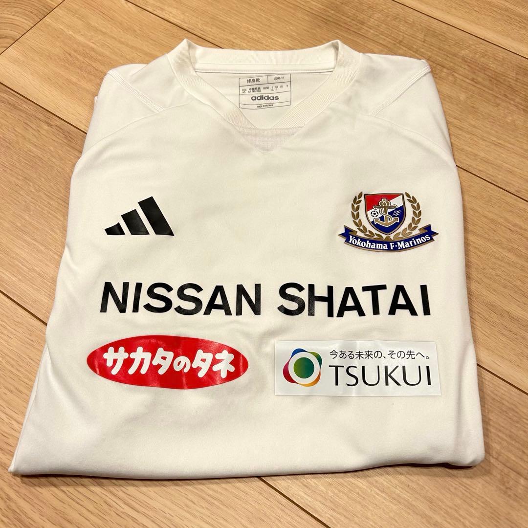 【美品】マリノス adidas アディダス 練習着 トレーニングウェア