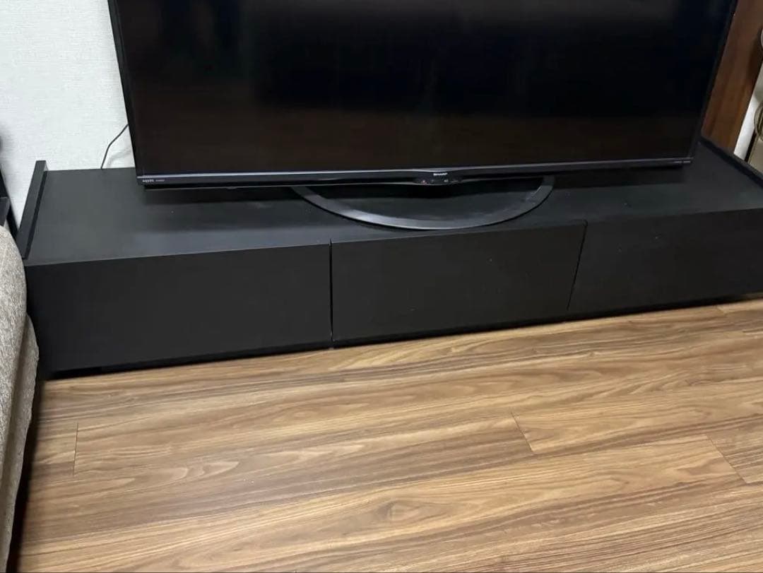 LOWYA テレビ台　ブラック