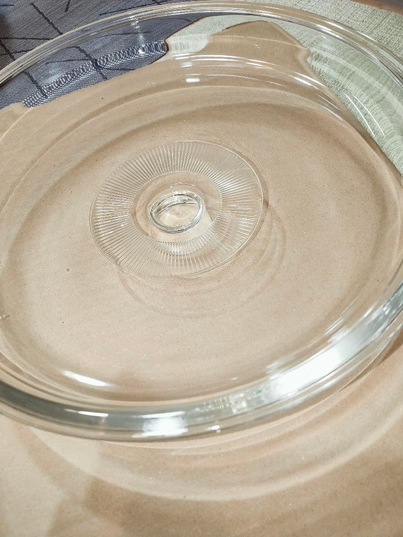 【レア・新品未使用・美品】常滑焼 久松窯 甕 6.5号 ガラス製ふた付き 藍色