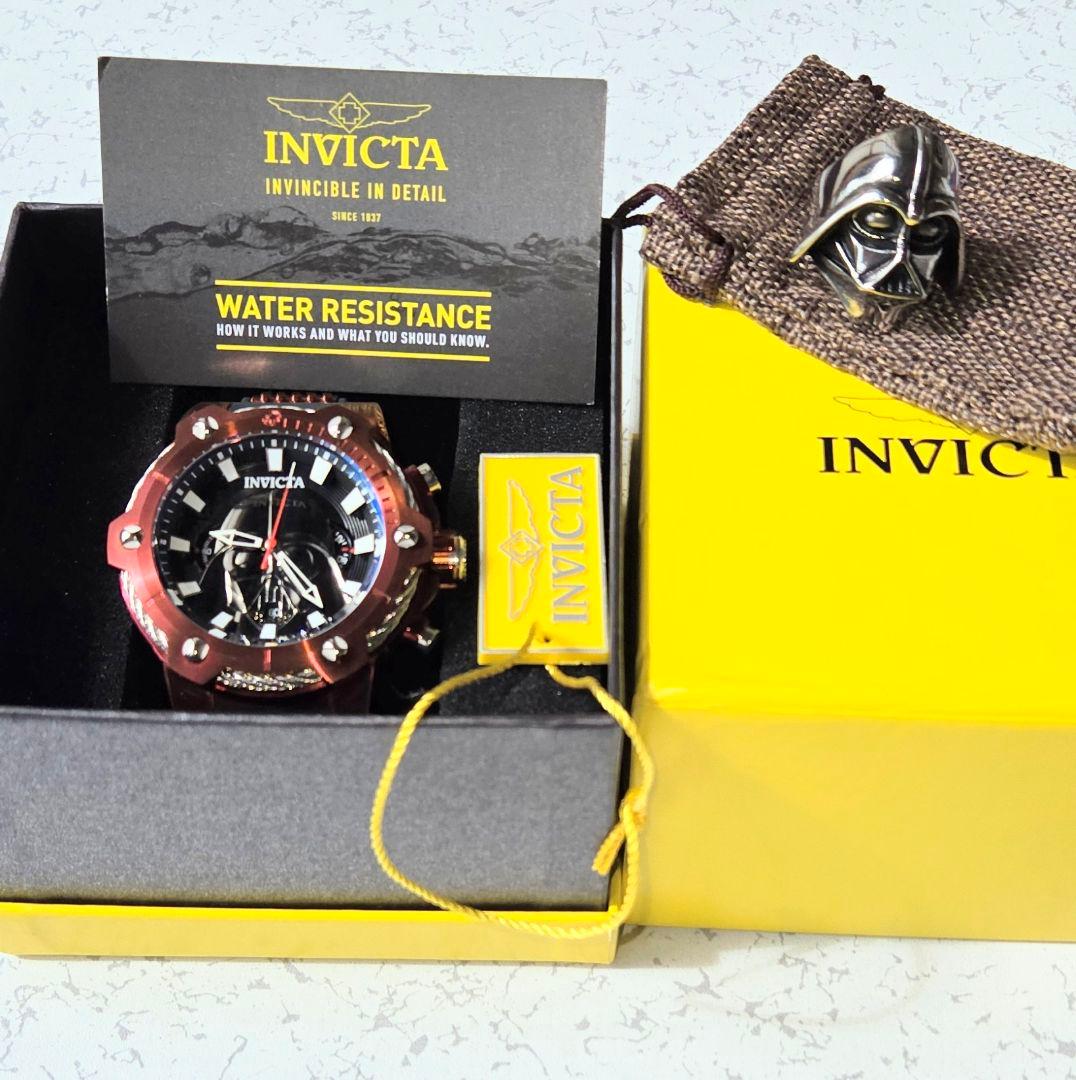 INVICTA StarWarsダース・ベイダー時計&ダース・ベイダー指輪セット