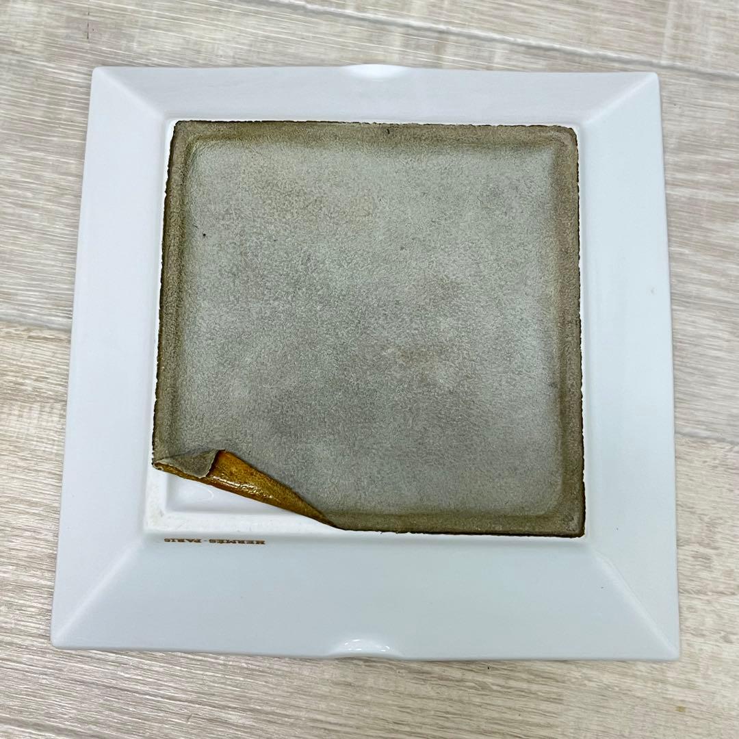 た*ま様 ★2 HERMES シェーヌダンクル 灰皿 陶器 アッシュトレイ シル