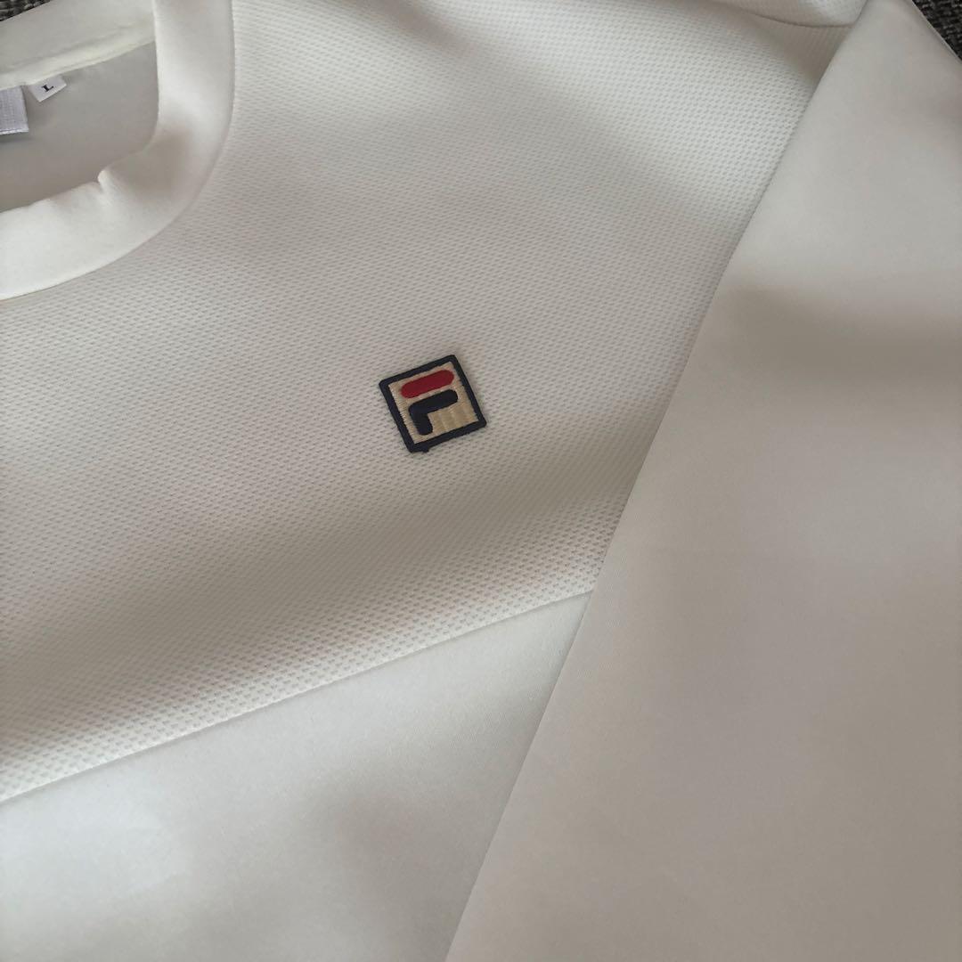 新品未使用　フィラ　トレーナー　ホワイト 長袖　テニス　テニスウェア　Lサイズ