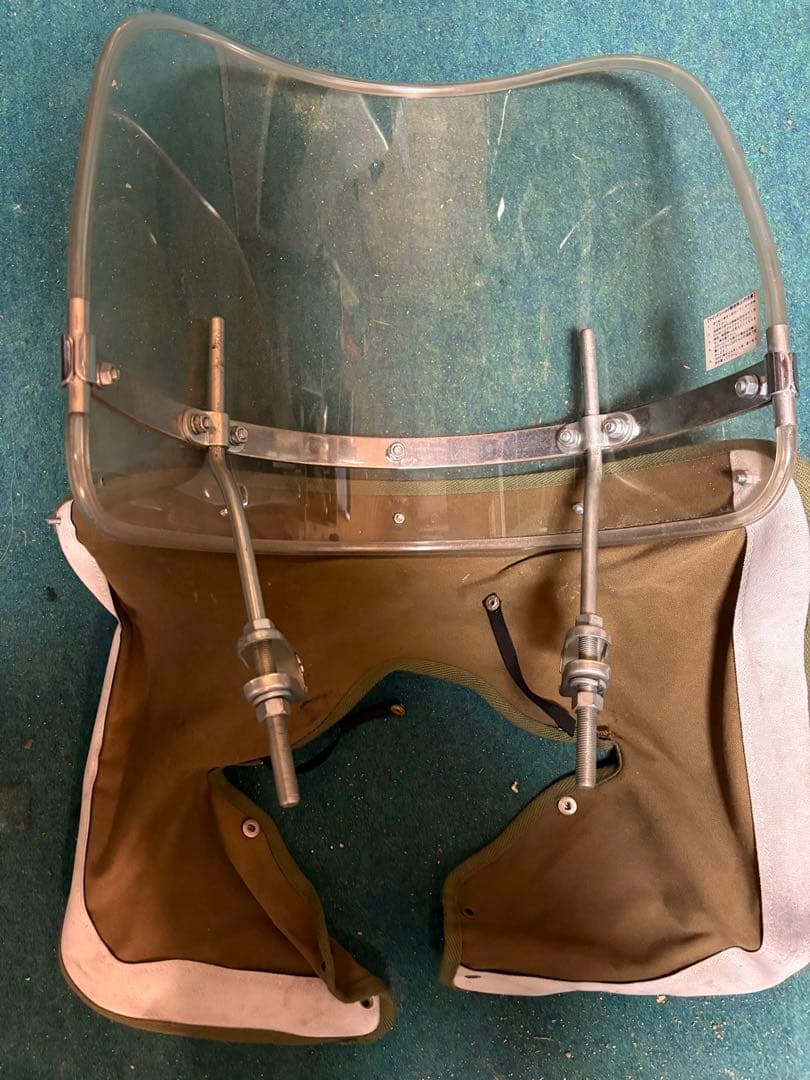 アサヒ風防ミラ付き