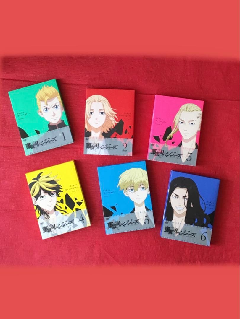 東京リベンジャーズ　アニメDVD 全6巻　ブックレット　アニメイト　東リベ