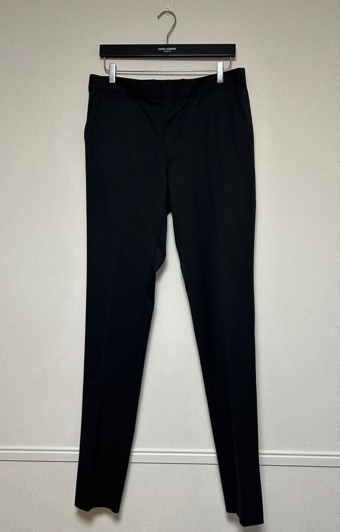 JOHN LAWRENCE SULLIVAN/ウールスキニースラックス /黒