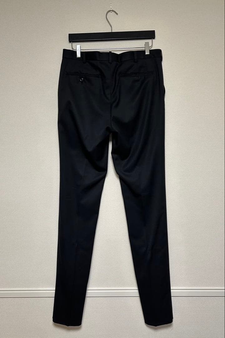 JOHN LAWRENCE SULLIVAN/ウールスキニースラックス /黒