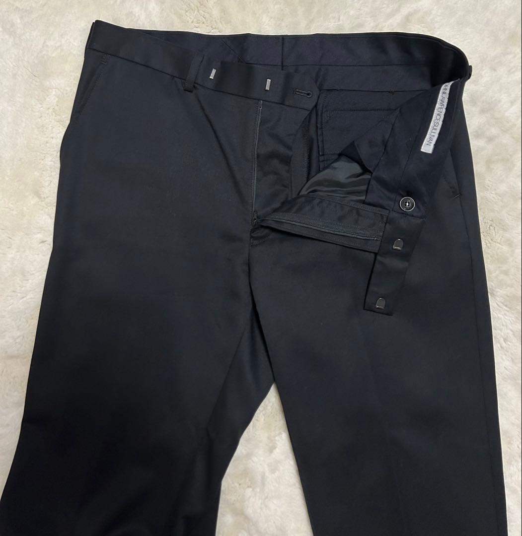 JOHN LAWRENCE SULLIVAN/ウールスキニースラックス /黒