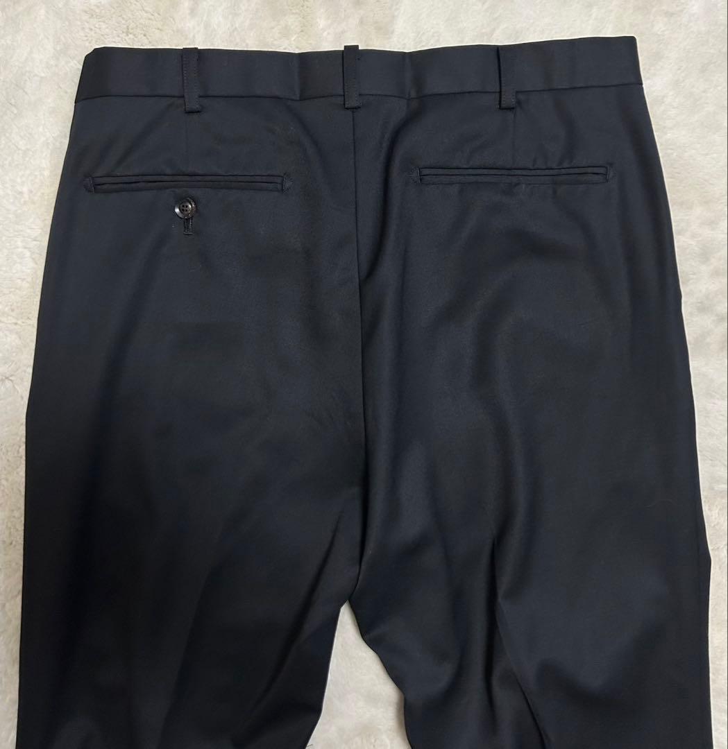 JOHN LAWRENCE SULLIVAN/ウールスキニースラックス /黒