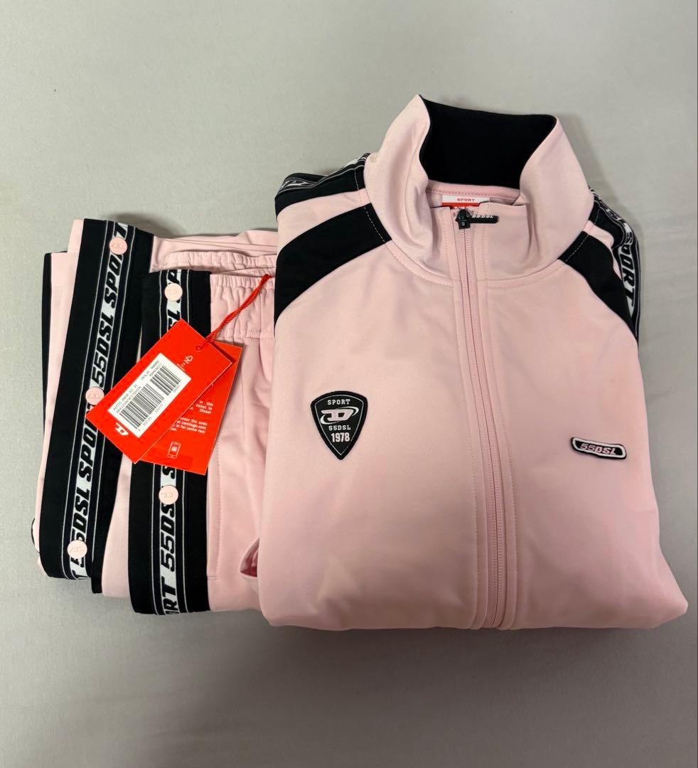 DIESEL 550SL SPORT トラックジャケット　ピンク　セットアップ