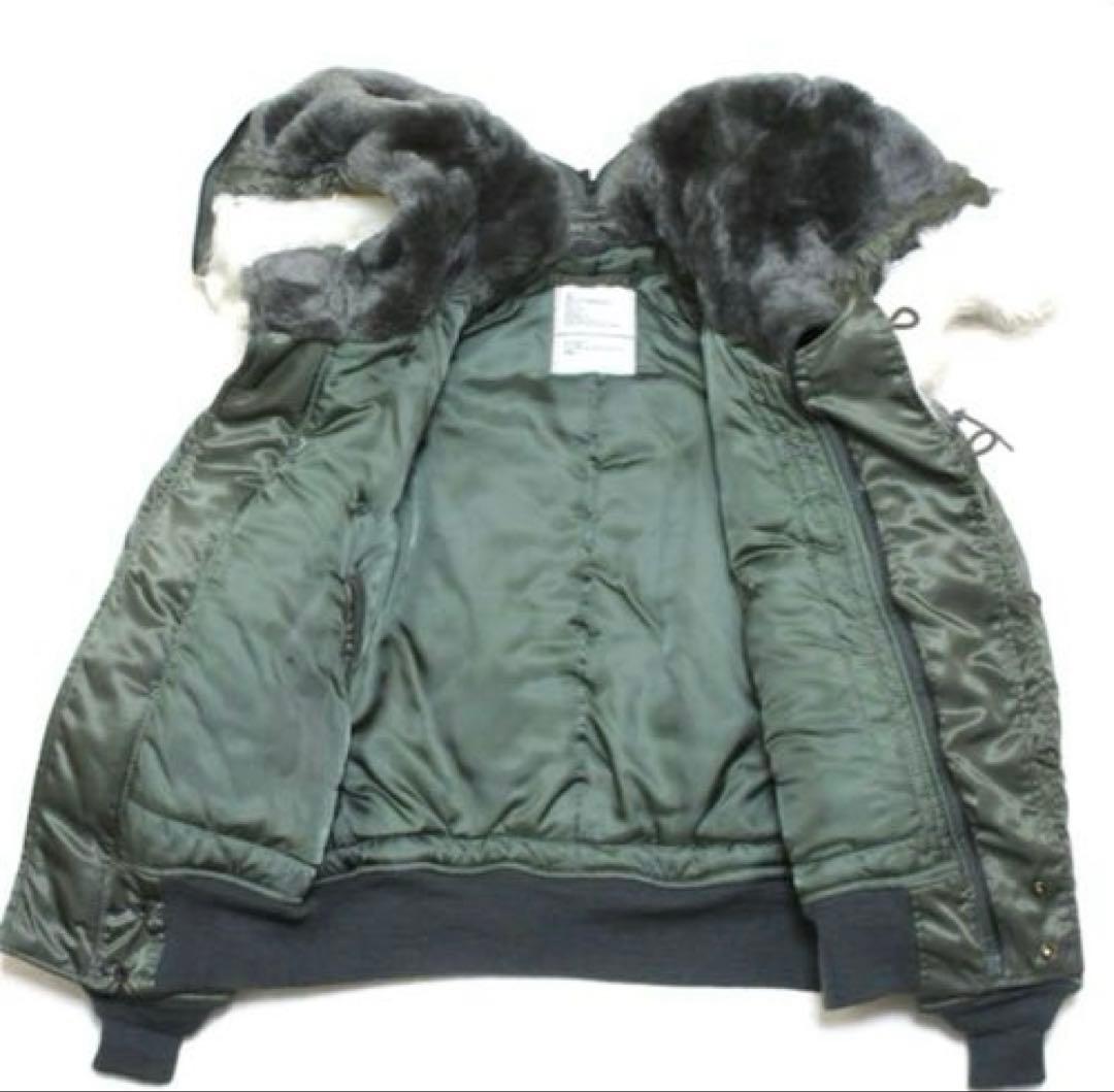 デッドストック 米軍 ALPHA アルファ N-2B フライトジャケット S