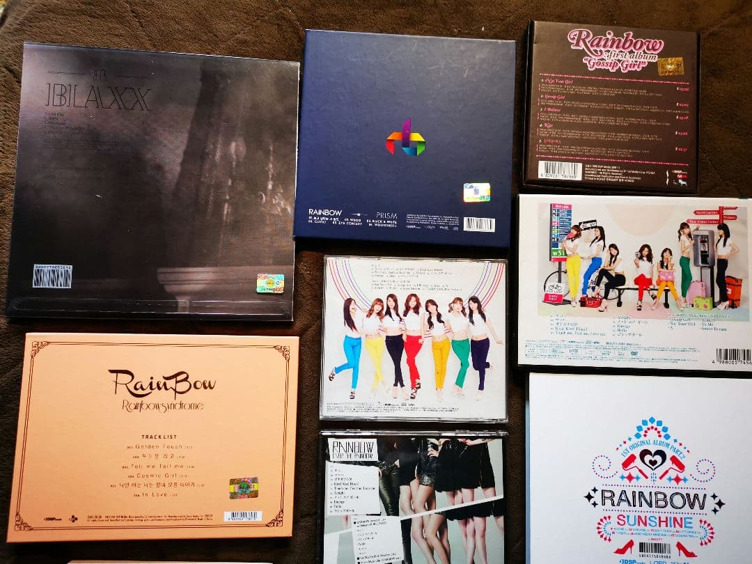 レア韓国K-POP　RAINBOW CDアルバム+DVD11枚セット レインボー