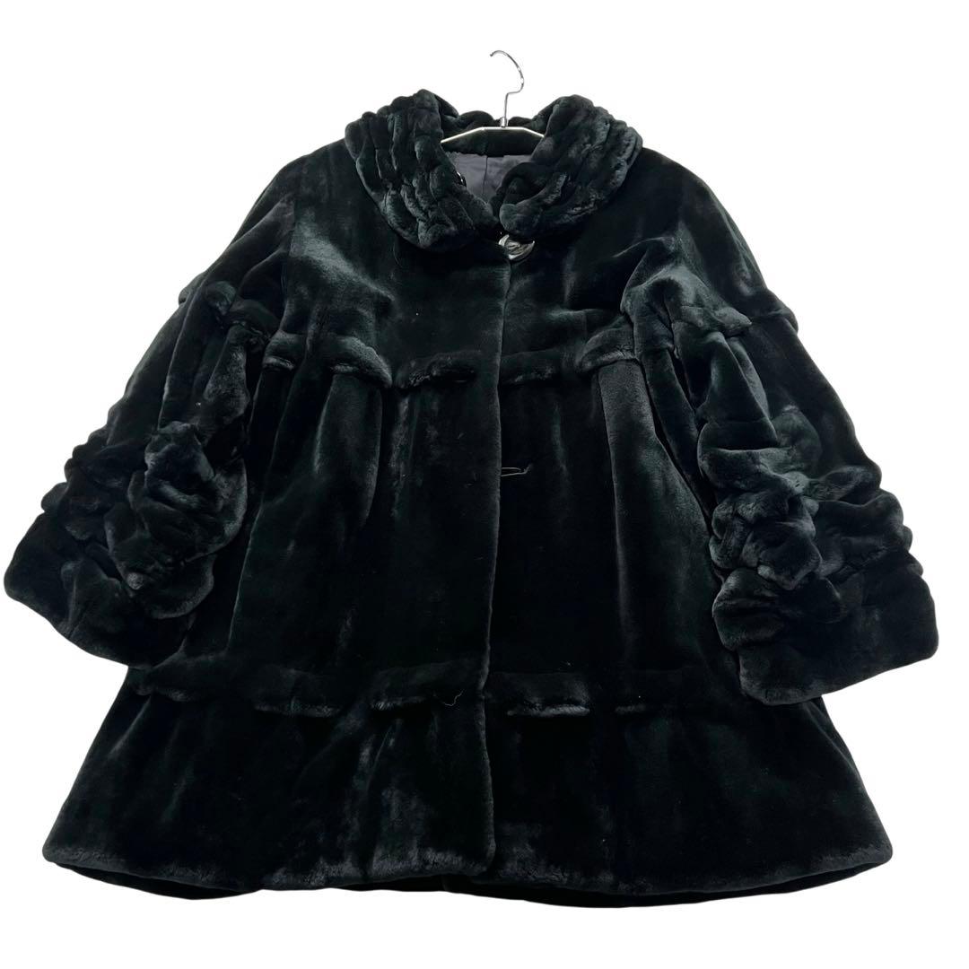 希少デザイン 着丈80cm シェアードミンク サガロイヤル グラマミンク