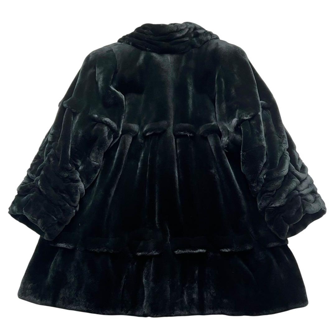 希少デザイン 着丈80cm シェアードミンク サガロイヤル グラマミンク