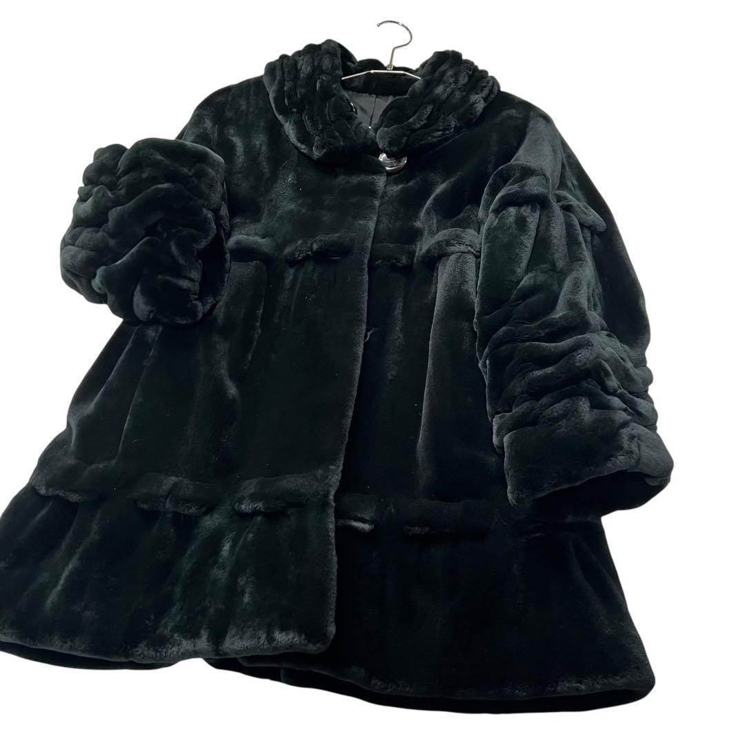 希少デザイン 着丈80cm シェアードミンク サガロイヤル グラマミンク