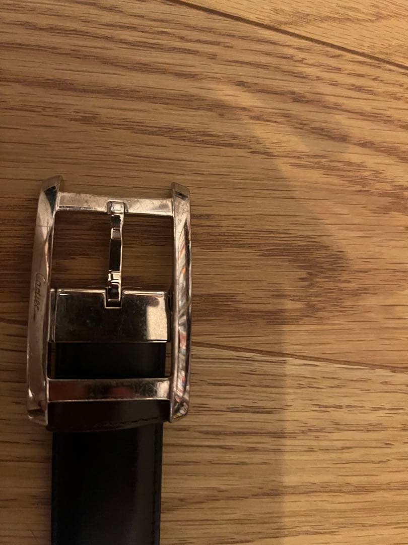 C*マ様 Cartier ブラックレザーベルト