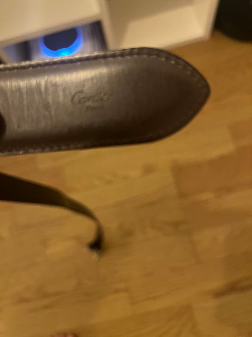 C*マ様 Cartier ブラックレザーベルト