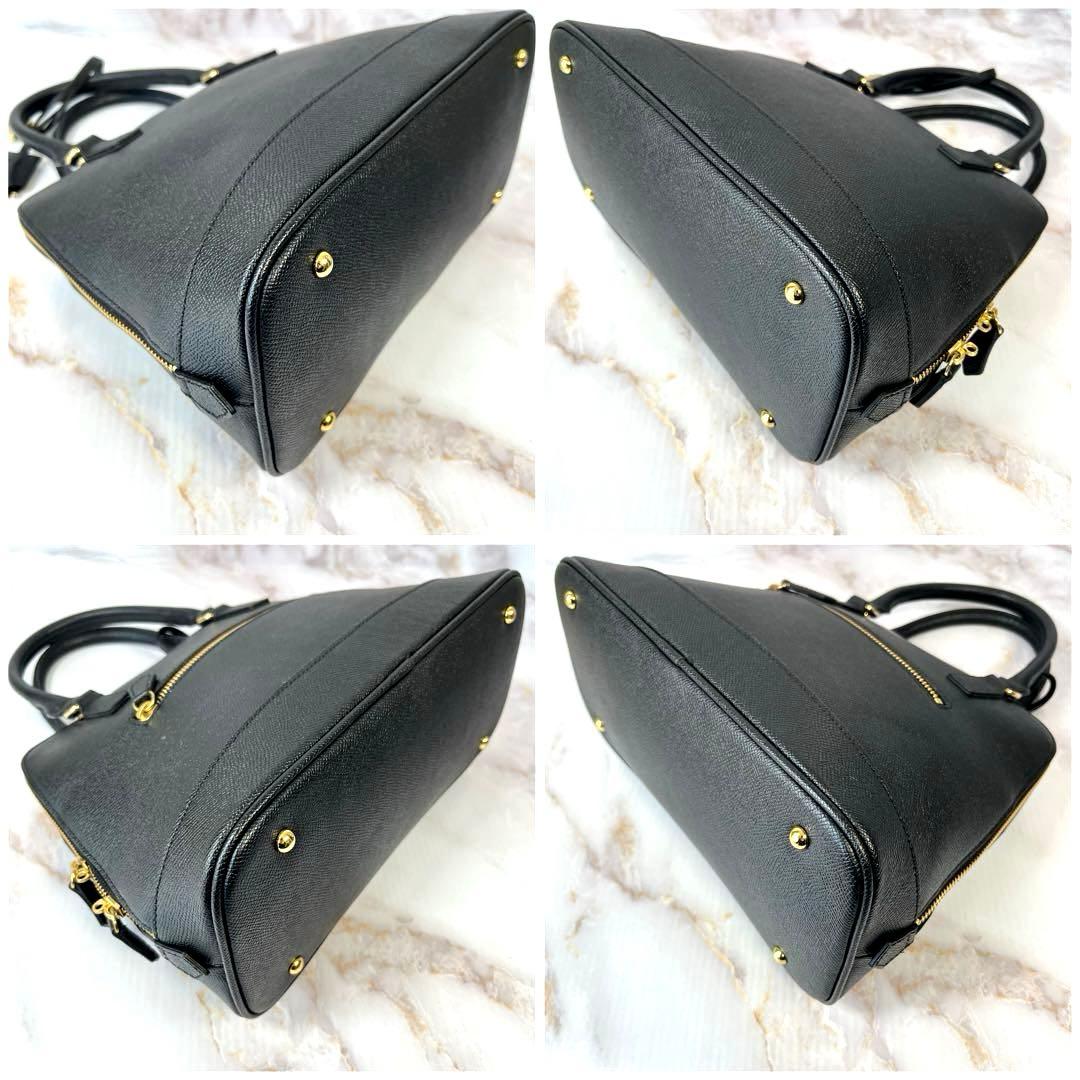 【極美品】ミランダカー×サマンサタバサ 本革 レザー 2way ハンドバッグ 黒