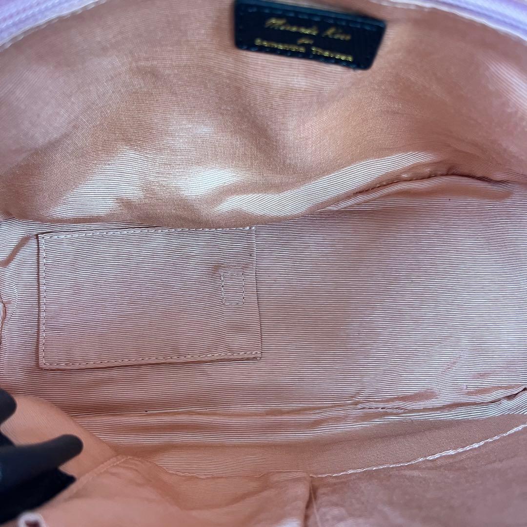 【極美品】ミランダカー×サマンサタバサ 本革 レザー 2way ハンドバッグ 黒