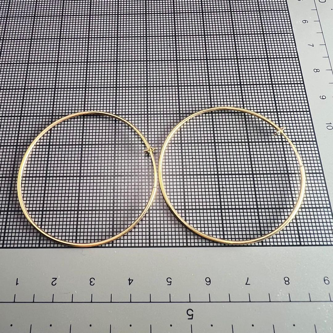 スタージュエリー　フープピアス　K10
