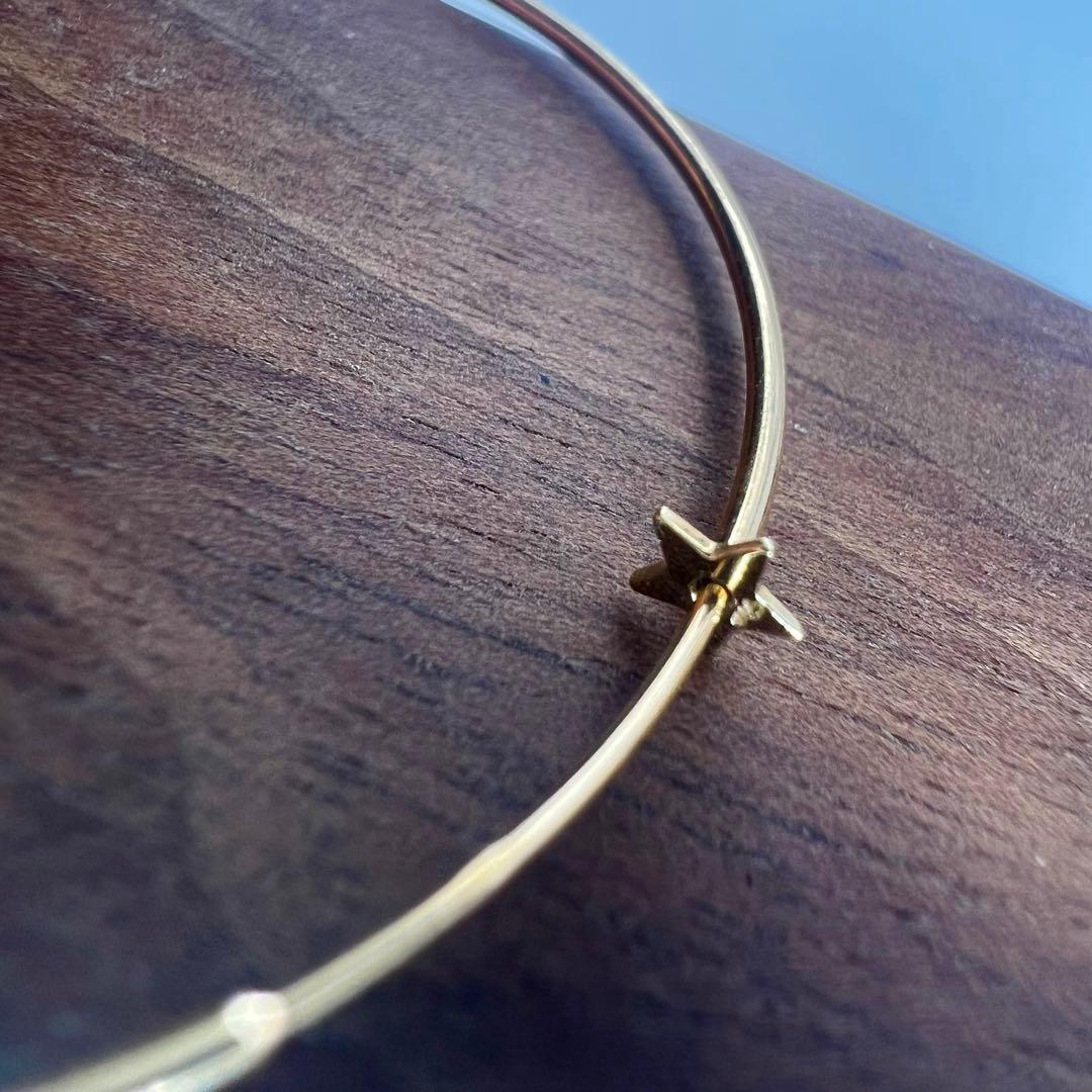 スタージュエリー　フープピアス　K10