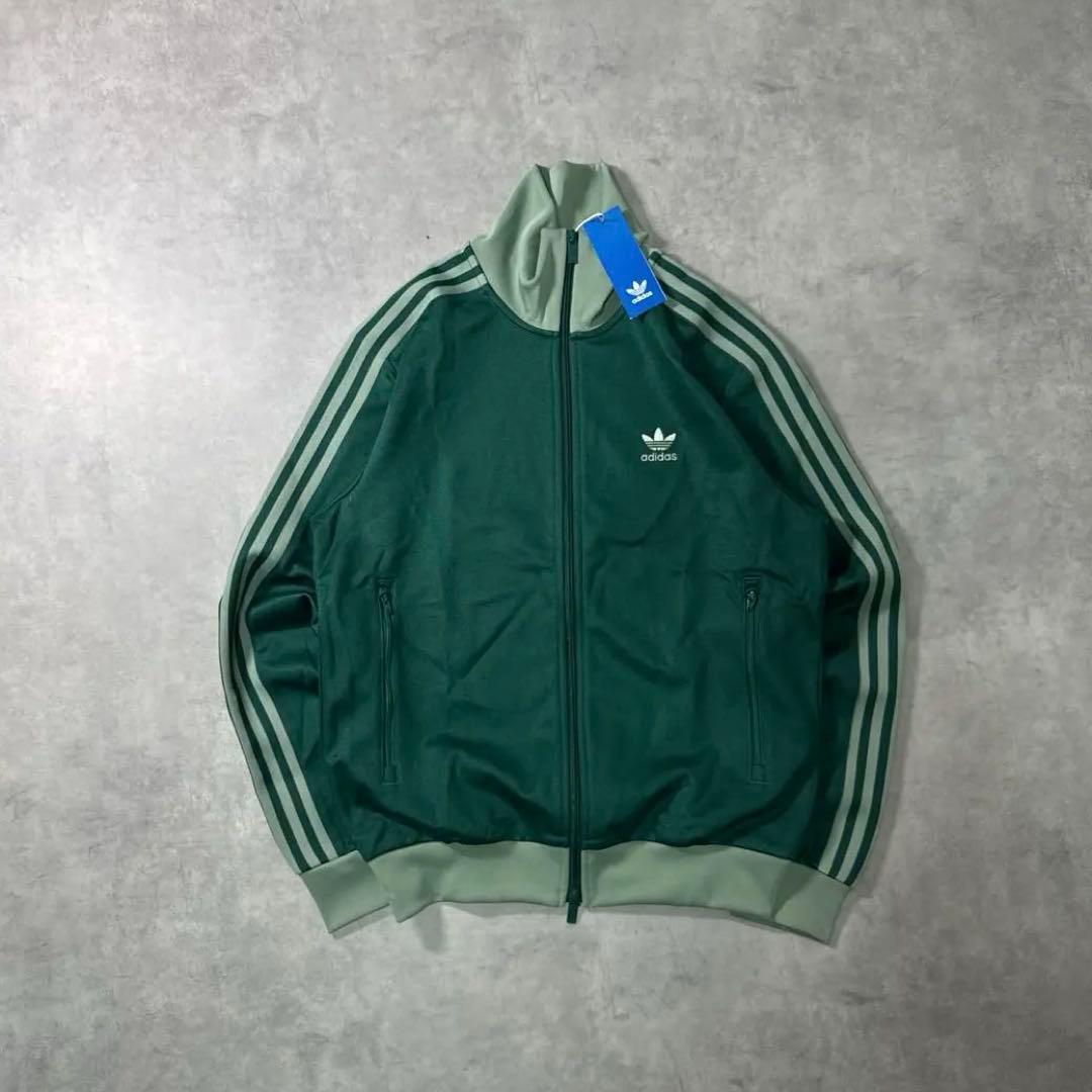 新品 adidas トラックジャケット ベッケンバウアー グリーン L ジャージ