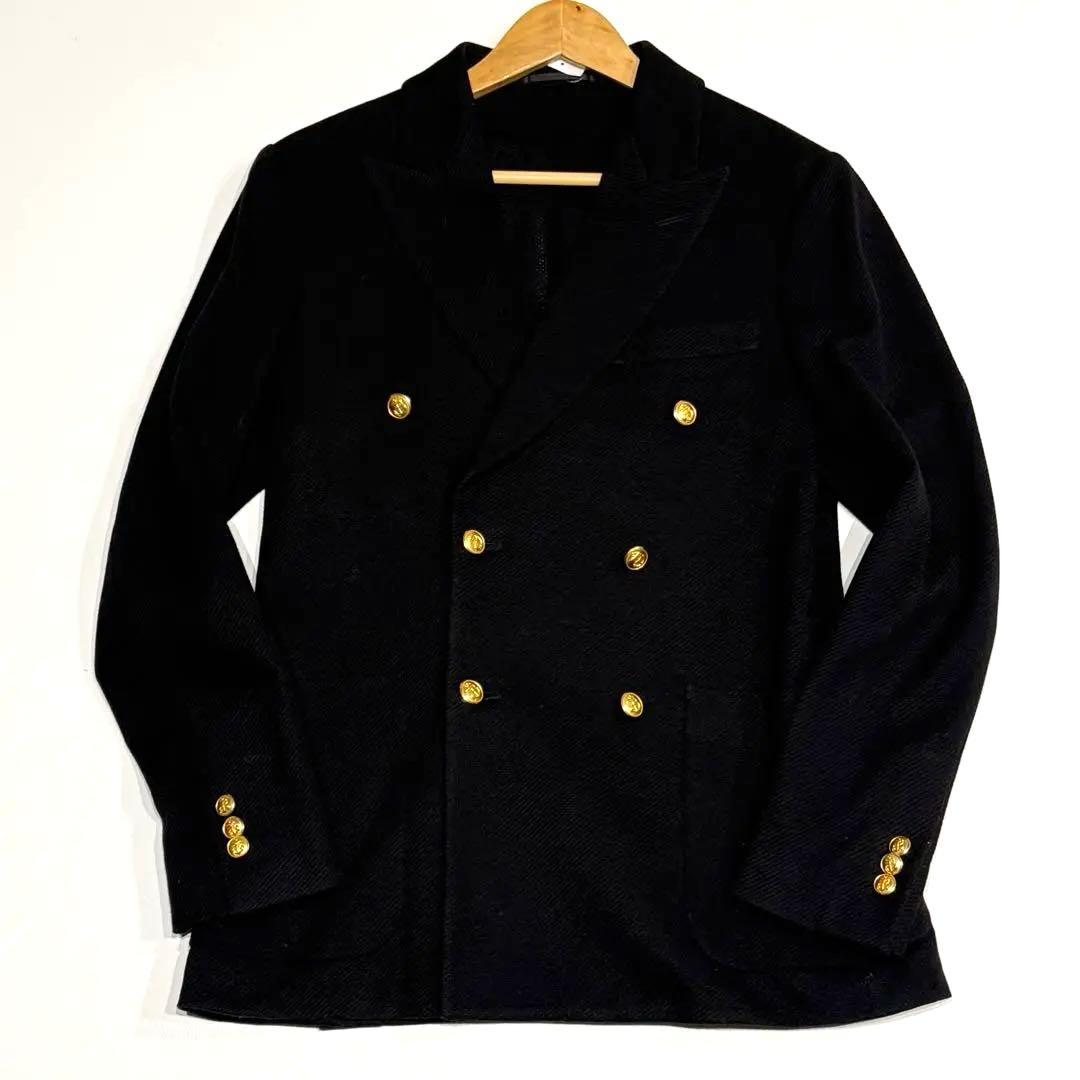 未使用級 Tomorrowland コットンジャージーダブル6Bブレザー 44