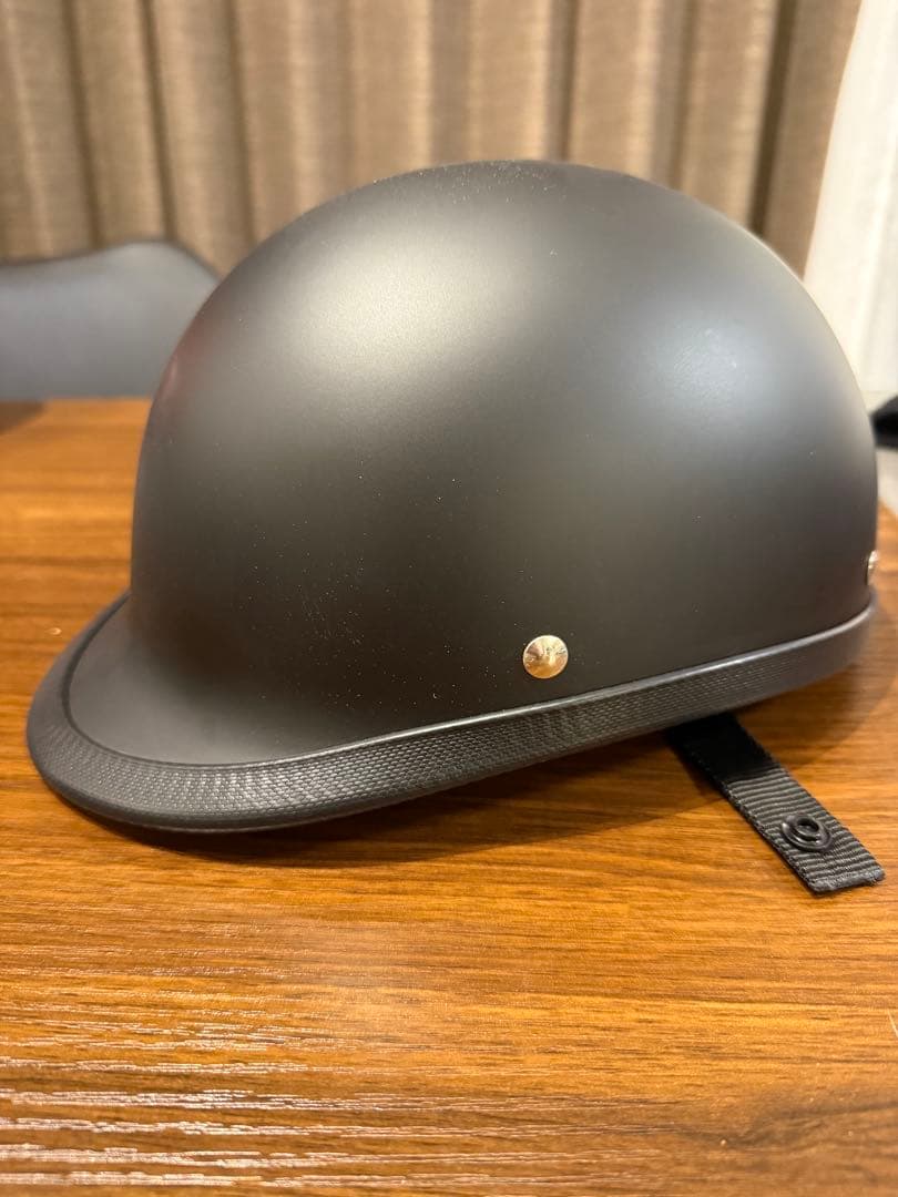 TT&Co.ハーフヘルメット マットブラック 半帽ヘルメット