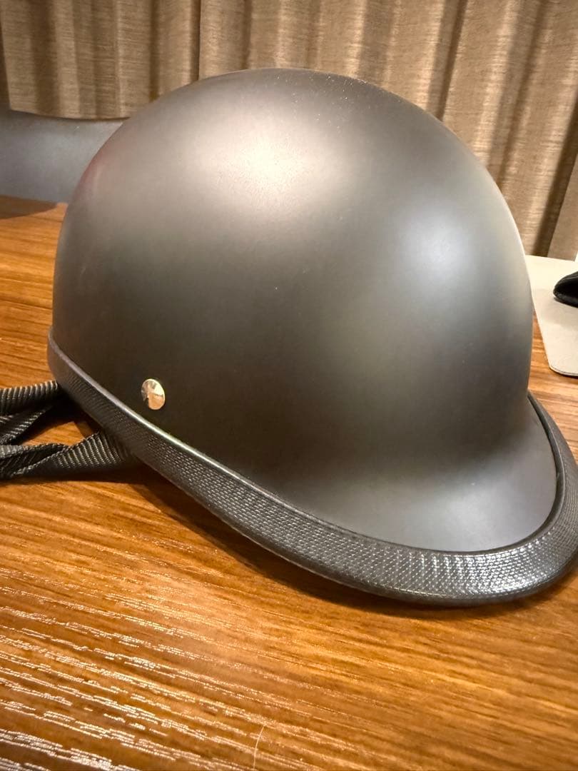 TT&Co.ハーフヘルメット マットブラック 半帽ヘルメット