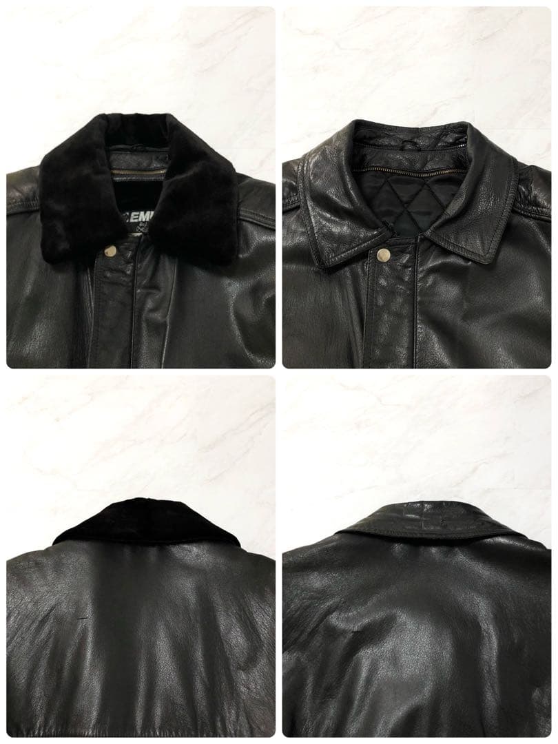 【希少】 EMBA G-1 ライナー 4WAY ファー ウィーゼル ブラック