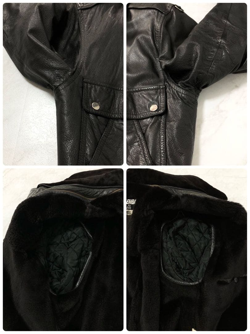 【希少】 EMBA G-1 ライナー 4WAY ファー ウィーゼル ブラック