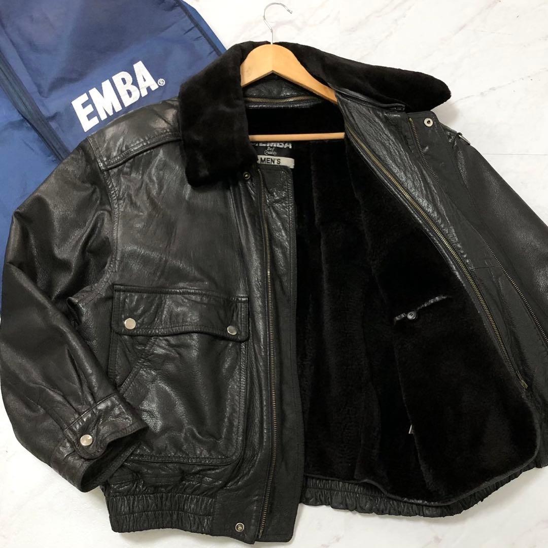 【希少】 EMBA G-1 ライナー 4WAY ファー ウィーゼル ブラック