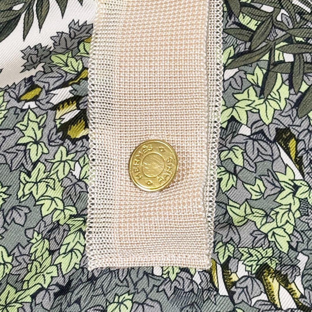 Jungle Love HERMES ノースリーブ　ポロシャツ　シルク　スカーフ