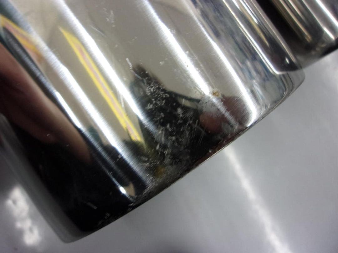 60ハリアー　4本出し　ストレート　マフラー　リアピース　直管　真円　　デュアル