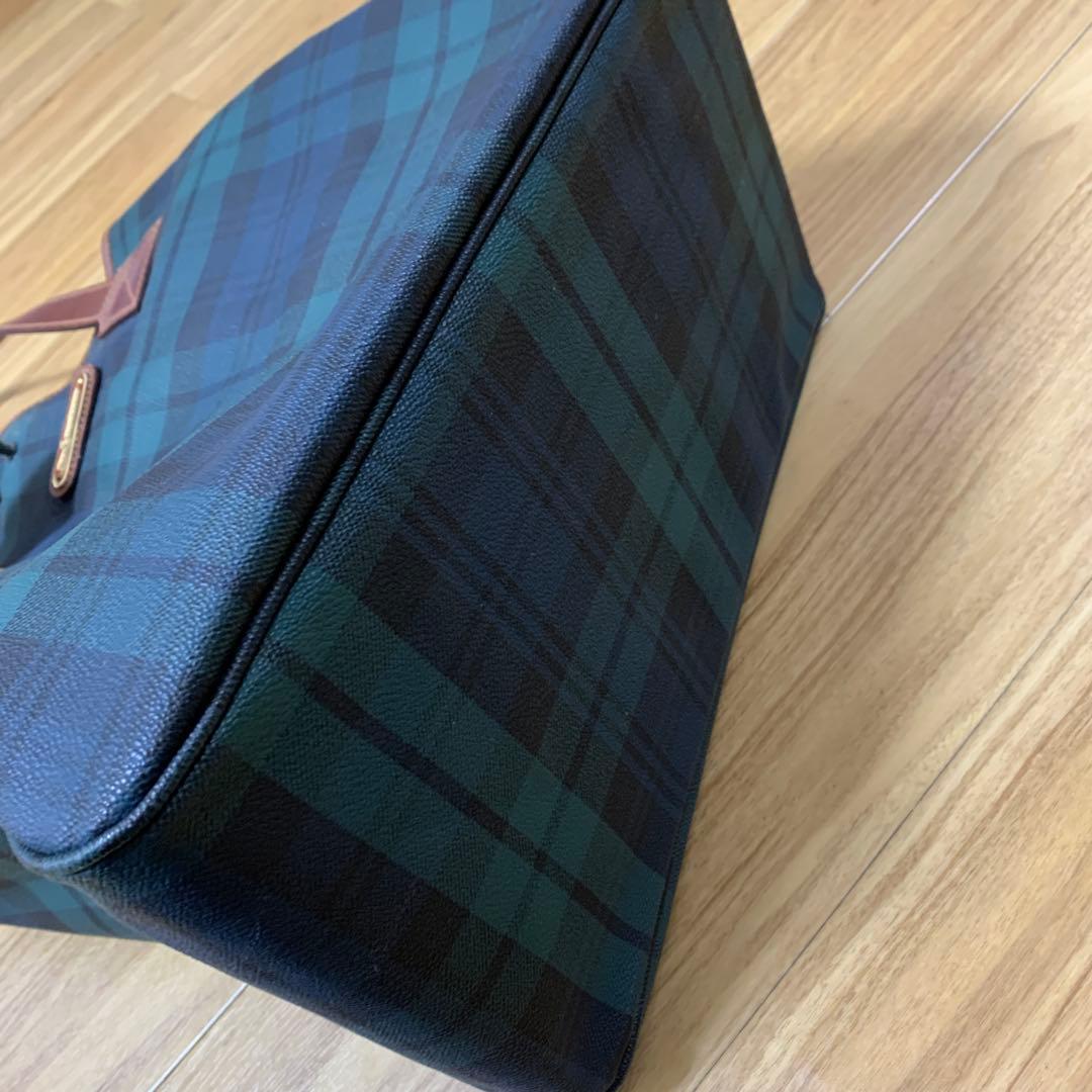 【新品未使用・自宅保管品】ラルフローレントートバッグ　タータンチェック