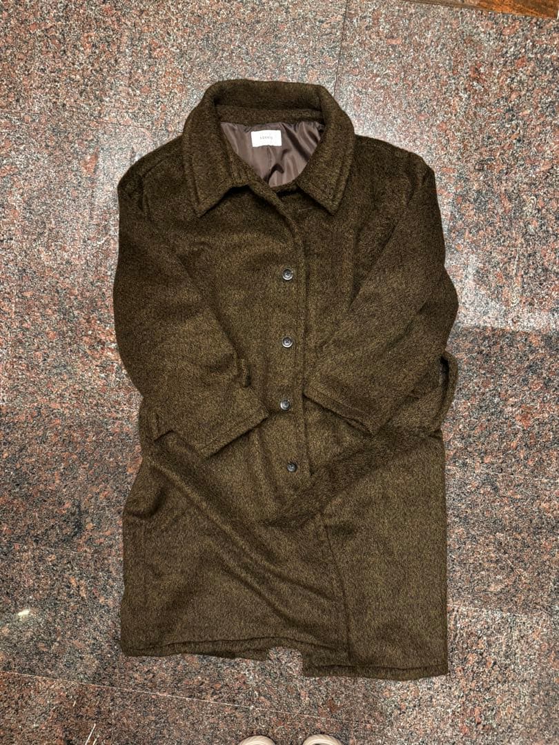 「soerte」 ステンカラーコート 1 ブラウン メンズ