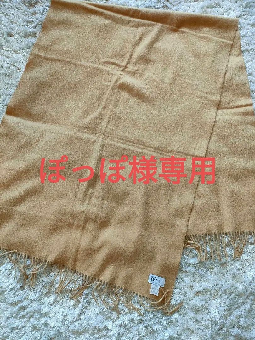 Johnstons of Elgin カシミヤストール キャメル　ジョンストンズ