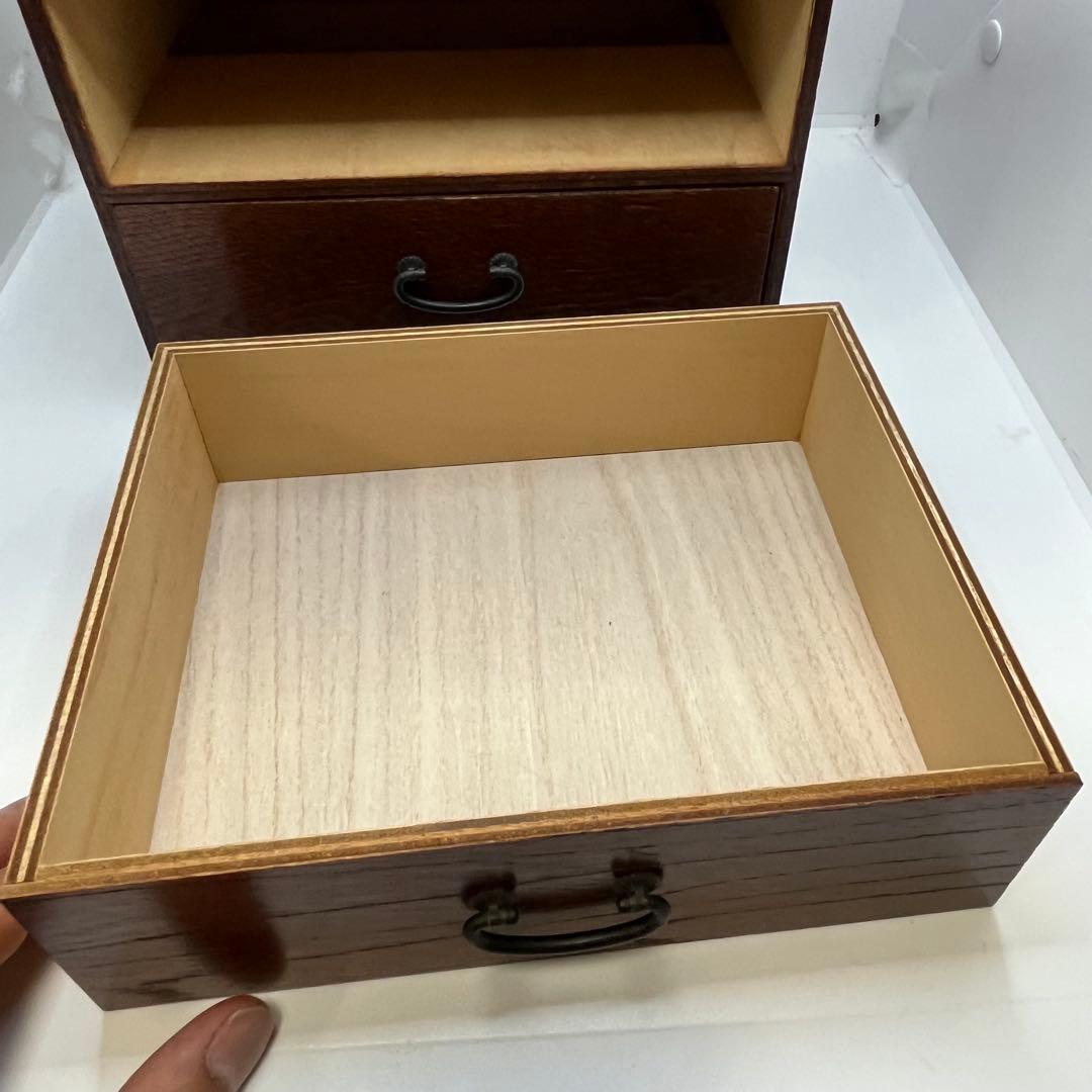 和製アンティーク 小タンス 引き出し 箪笥 和家具 小物入れ 収納 3段