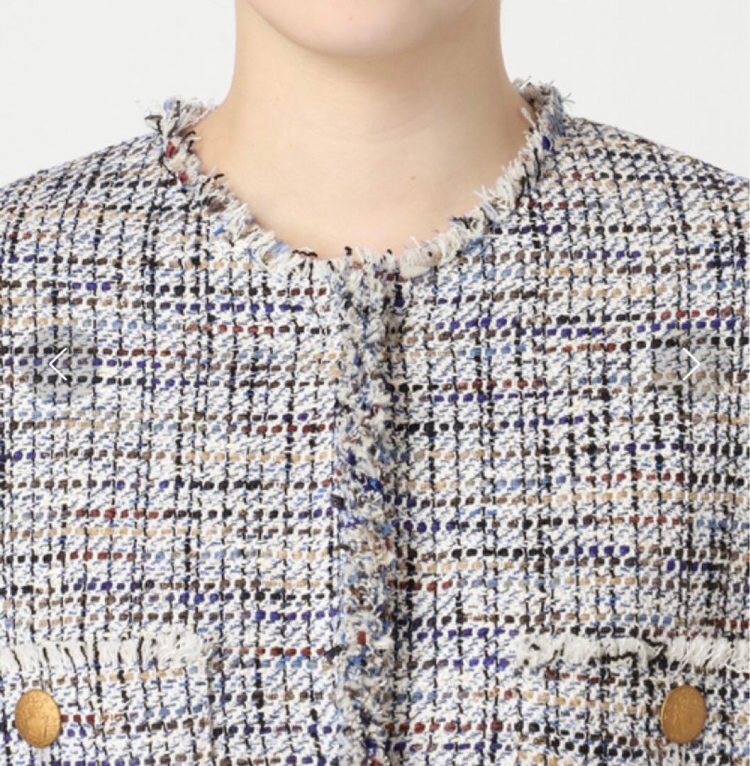 ジャーナルスタンダード レサージュ GIOLICA ラメツイードBIGジャケット