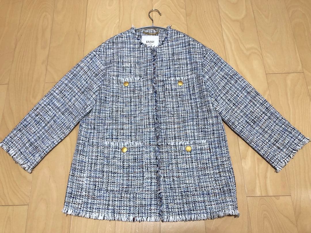 ジャーナルスタンダード レサージュ GIOLICA ラメツイードBIGジャケット