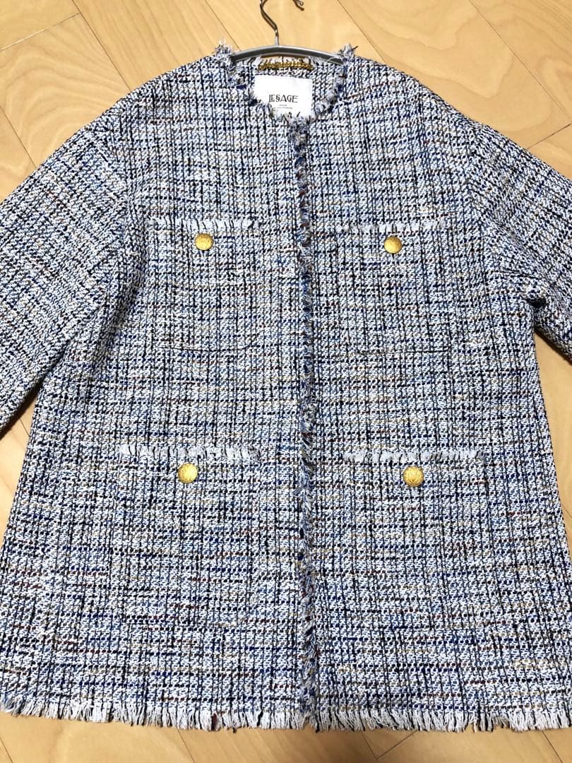 ジャーナルスタンダード レサージュ GIOLICA ラメツイードBIGジャケット