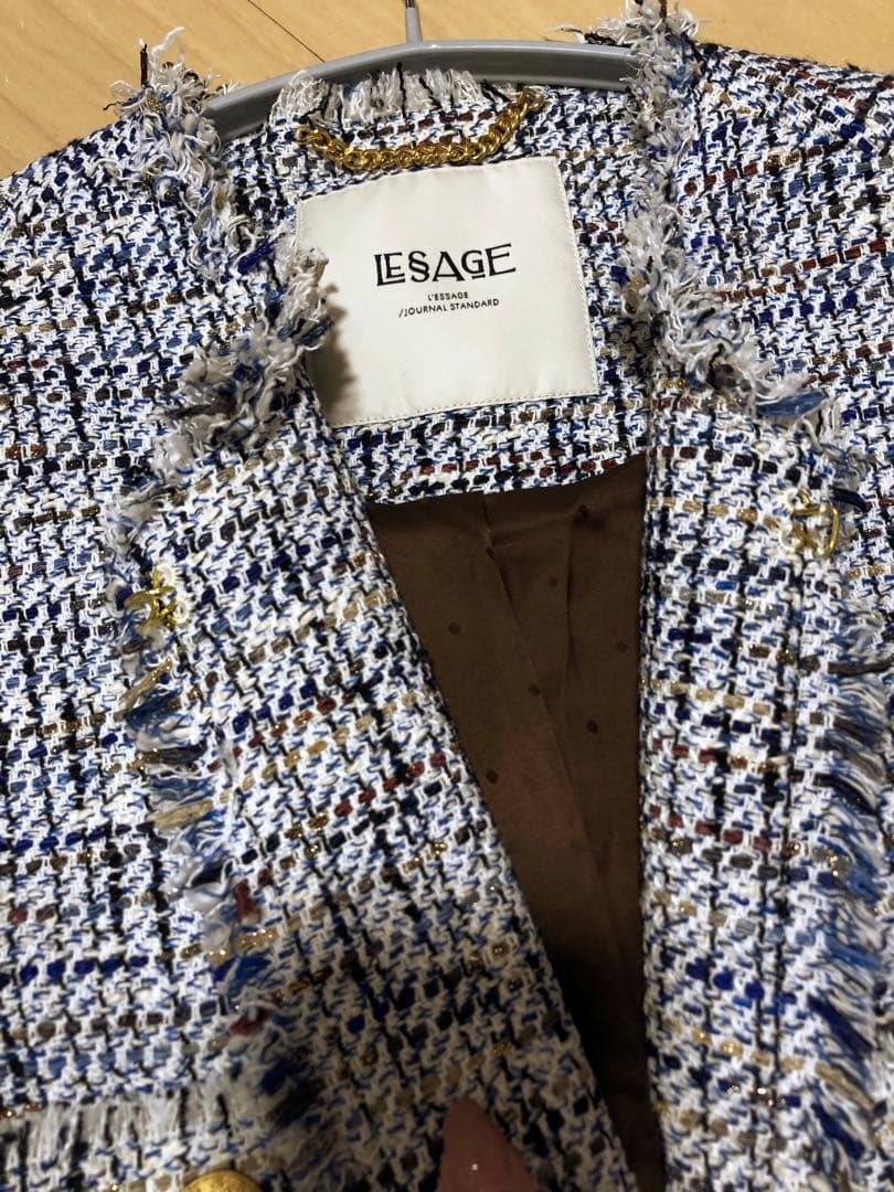 ジャーナルスタンダード レサージュ GIOLICA ラメツイードBIGジャケット