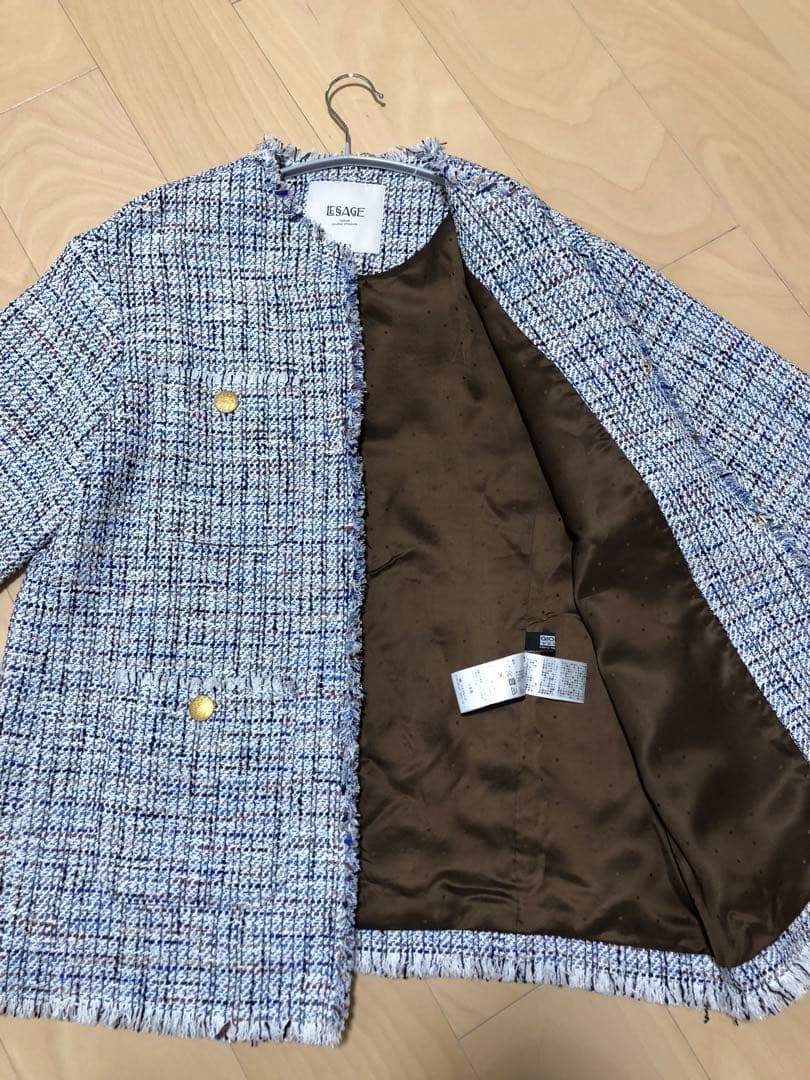 ジャーナルスタンダード レサージュ GIOLICA ラメツイードBIGジャケット