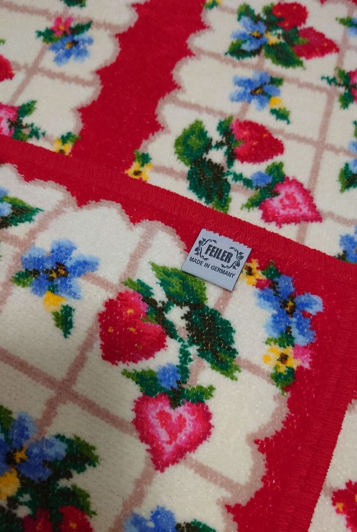 【発送前SALE】未使用品 フェイラー ストロベリーフィールドプティ プティバス