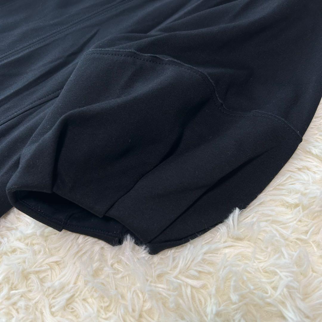 ANAYI アナイ バルーンスリーブ フレア ワンピース ネイビー 38