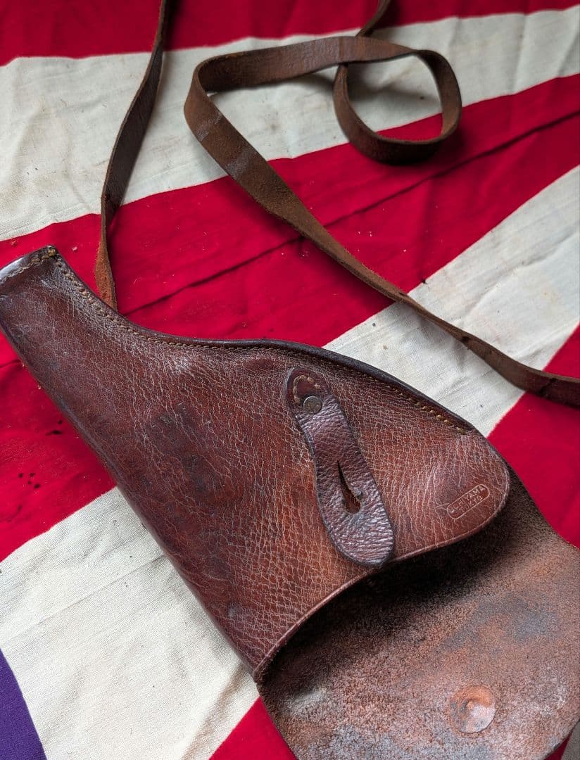 ホルスター　銃収納ケース　日本軍　陸軍　将校　内山製　日本製