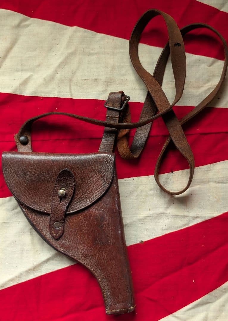 ホルスター　銃収納ケース　日本軍　陸軍　将校　内山製　日本製