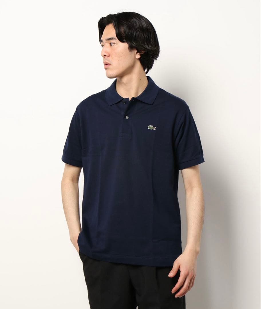 LACOSTE L1212LJ-99 ネイビー ポロシャツ