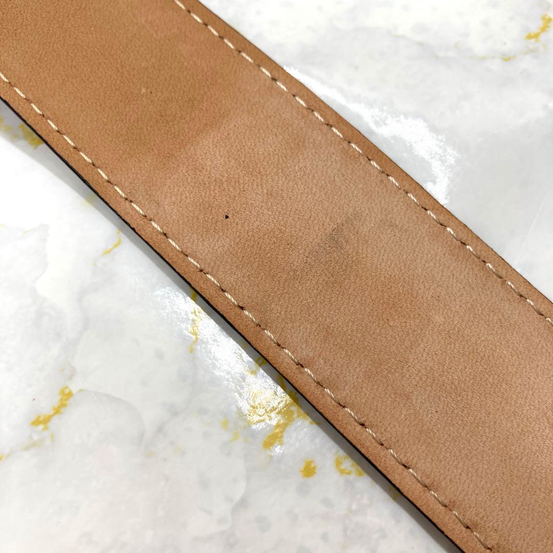 外観極美品❣️LOEWE ロエベアナグラムスラップレザーブレスレットアクセサリー