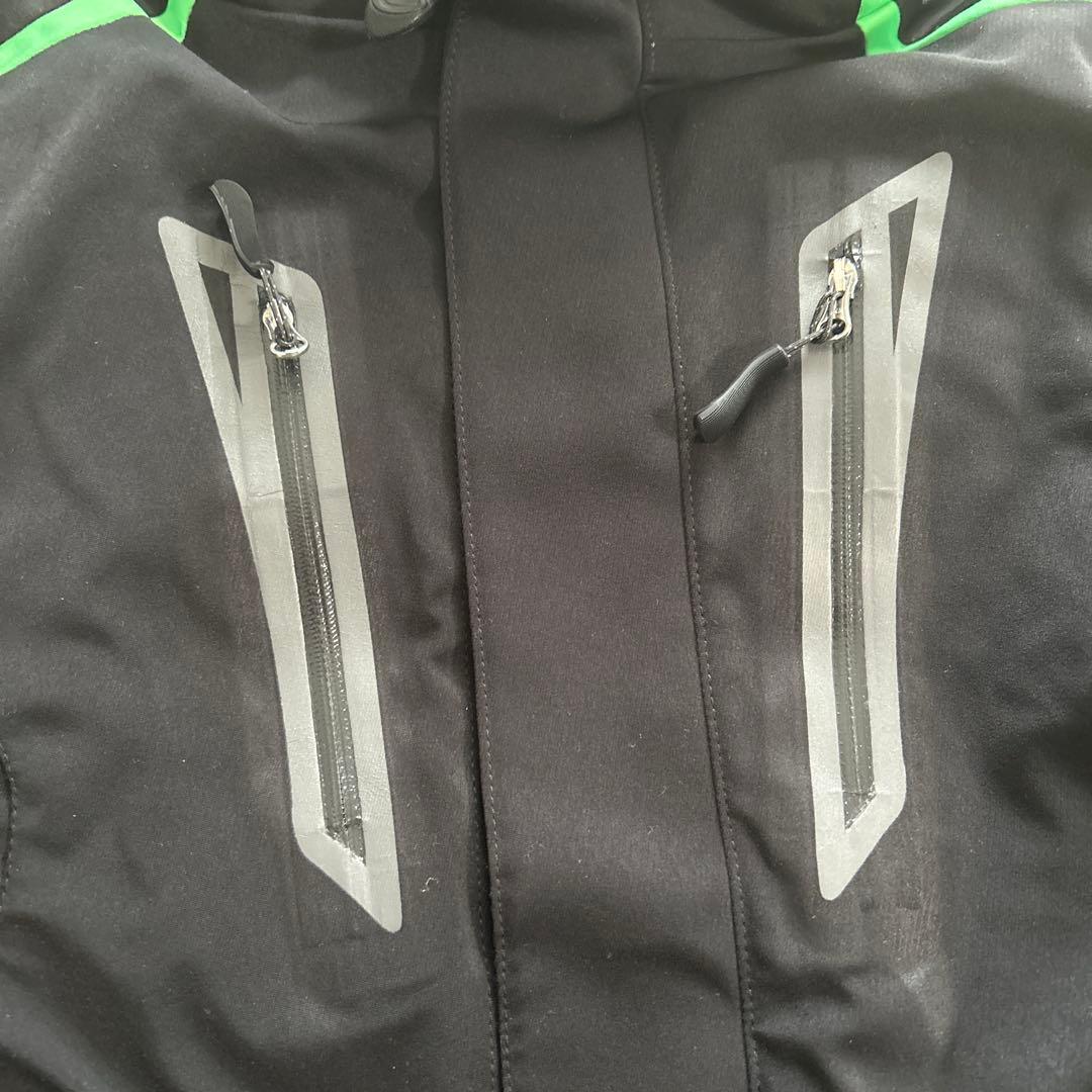 asics スキーウェア 上下セット メンズM 美品 数回使用