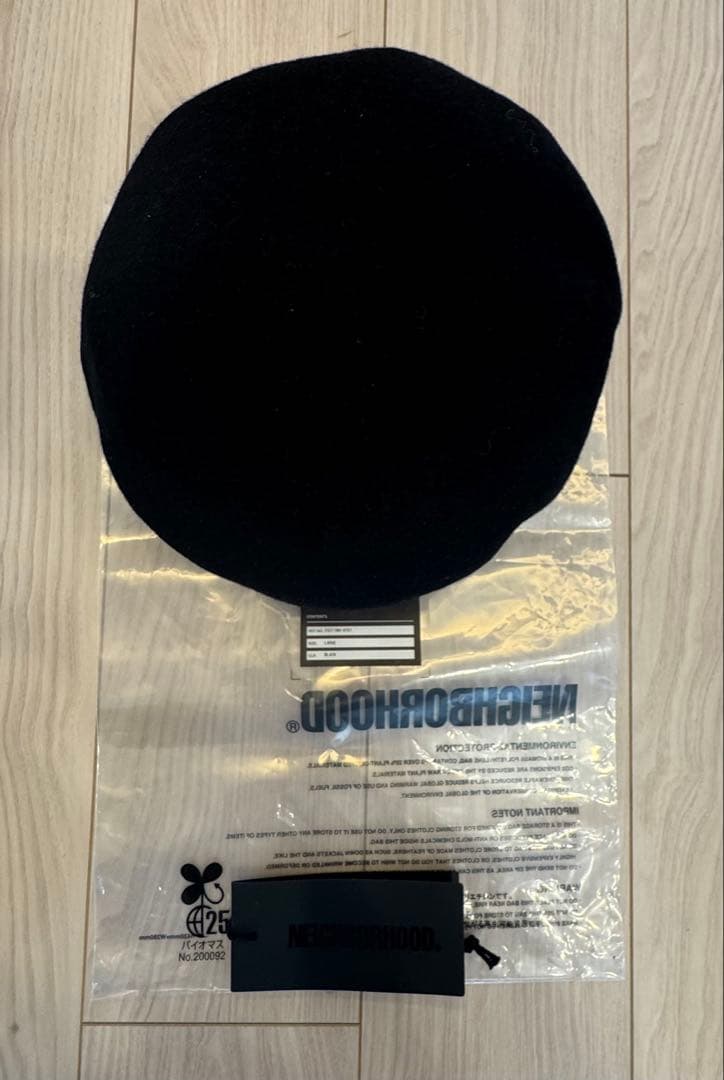 NEIGHBORHOOD ベレー ブラック 24FW ネイバーフッド L 帽子